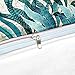 Sea Turtle Bedding Ocean Duvet Cover Set Teal Mediterranean Style Marine Themed Design Ocean Bedding Sets Queen 1 Duvet Cover 2 Pillowcases (Queen, Turtle)