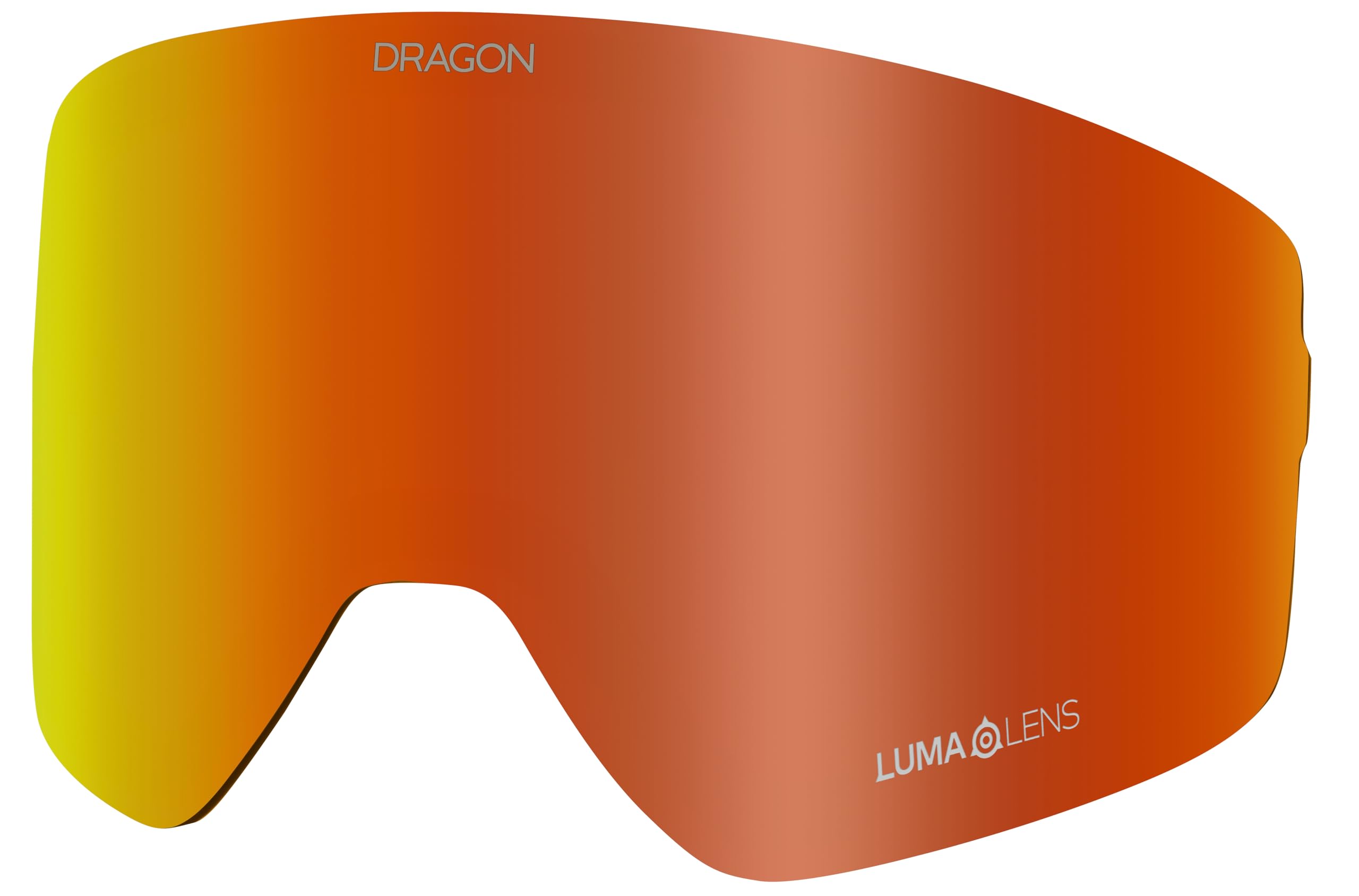 Dragon PXV2 - Lentes de repuesto unisex para gafas de nieve, color amarillo y rojo