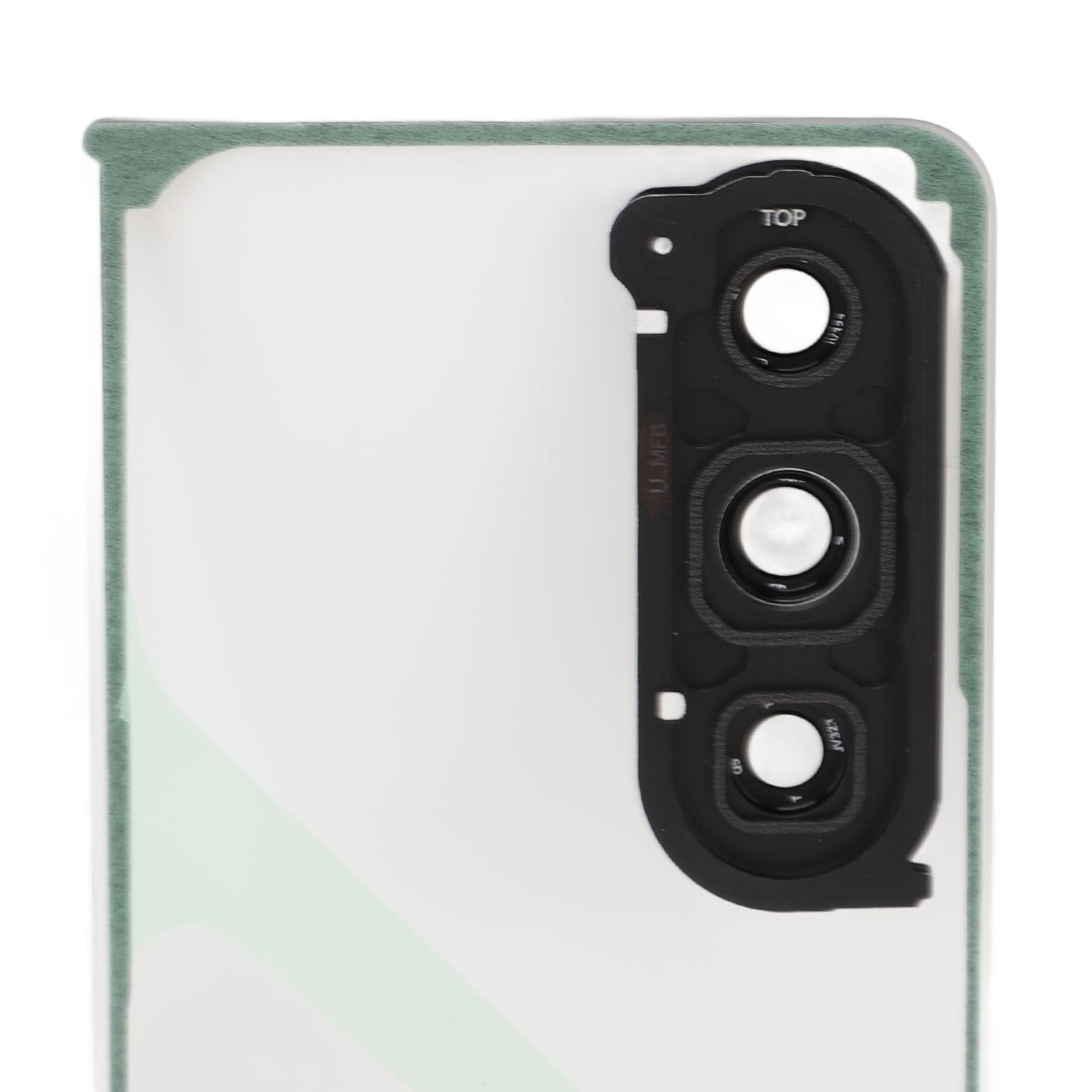 Cryfokt Cover Posteriore in Vetro per Telefono, Sostituzione per Z Fold 5 | Vetro rinforzato resistente, facile installazione adesiva, progettato per i modelli Z Fold, set di strumenti di riparazione
