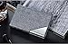 Metal & Leather Business Card Holder for Men Women, UBAYMAX Slim Hard Business Name Card Case Credit Card Holder Card Wallet Carrier, Metal Card Pocket Card Holder with Magnetic Shut Grey