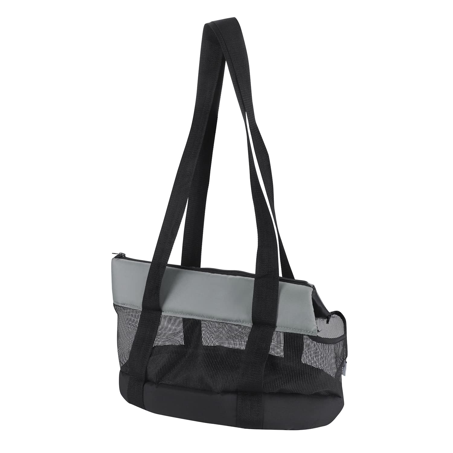 haozaikeji Sac de Transport pour Chien Chat Sac à Bandoulière Transport Animaux de Compagnie Sac à Main Réglable Respirant Caisse de Transport Chat Jusqu'à 5 kg Sacoche Portable Promenade Extérieur