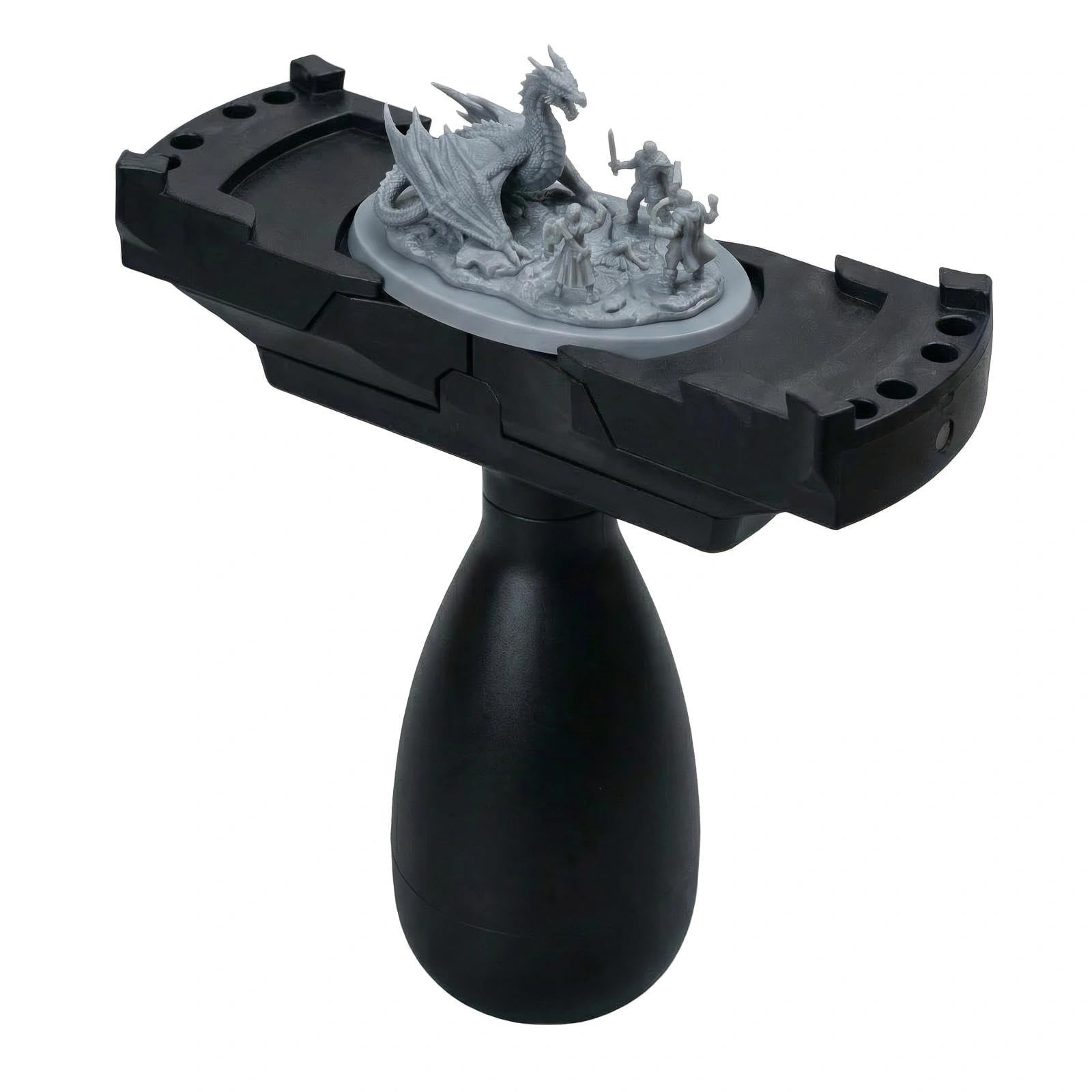 Magicrose Miniature Painting Handle with Magnetic Base - Large Model Holder for 50mm-140mm Bases - Stable Ergonomic Grip Hobby Clamp Tool Compatible with Wargaming Figures, D&D & Tabletop Miniatures