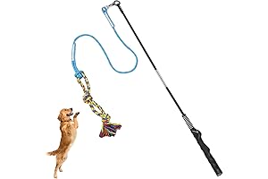 DIBBATU Flirt Pole for Dogs: The Ultimate Thrill in Chase and Tug-of-War