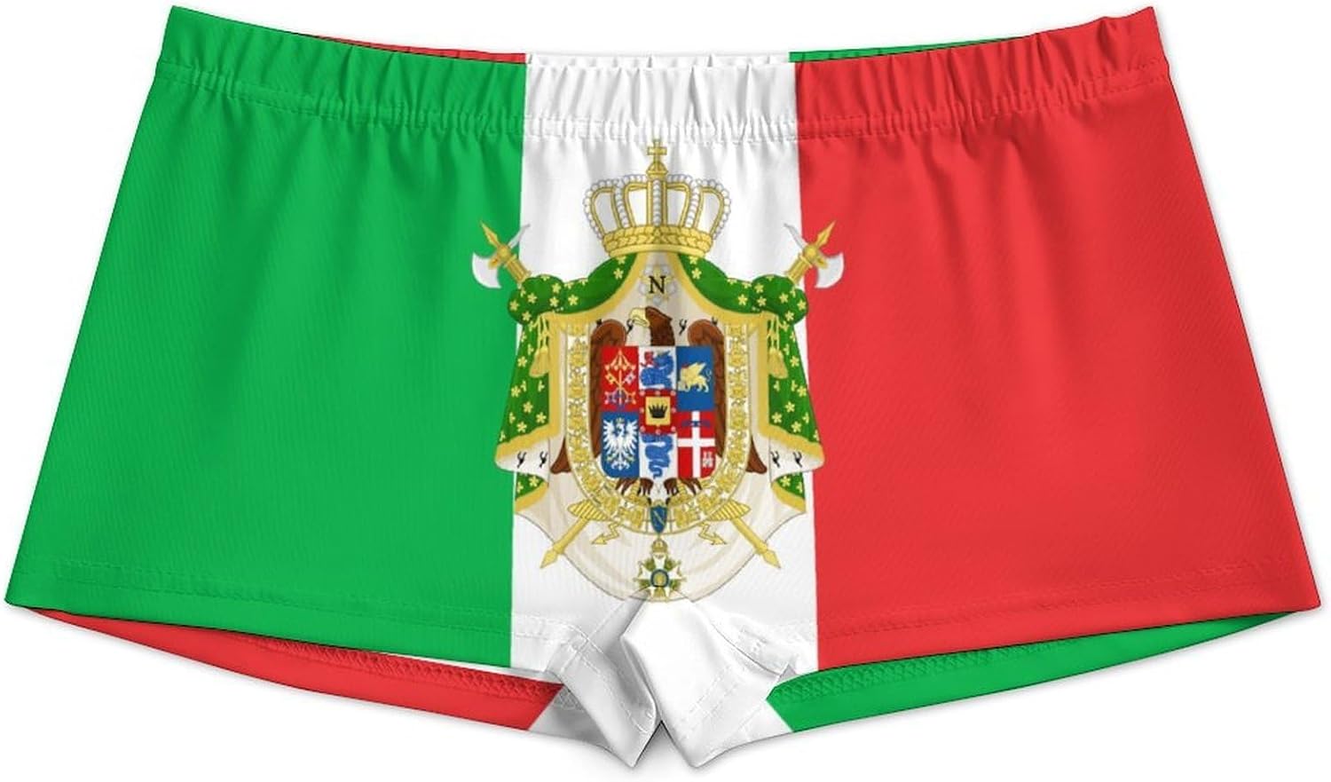 Italian Italy Coat of Arms Flag Fashion Women's Boxer Briefs Breathable Underpants Trunks Stretch Underwear