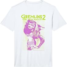 Mens Gremlins 2 The New Batch Greta Faded Retro Poster Performance T-Shirt