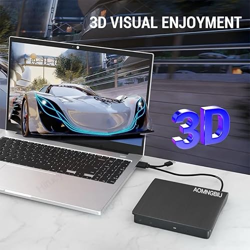 Miniatura 8 de Unidad externa de CD/DVD para portátil USB 3.0 portátil +/-RW grabadora de CD lector compatible con Mac MacBook Pro/Air iMac Desktop Windows