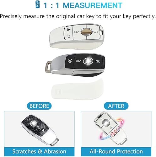 Miniatura 6 de 1797 Funda para llavero para Mercedes Benz A C E G CLA CLS GLA SL Accesorios de clase Llavero Bling Llavero Smart Remote Case Shell Girly Cute 4