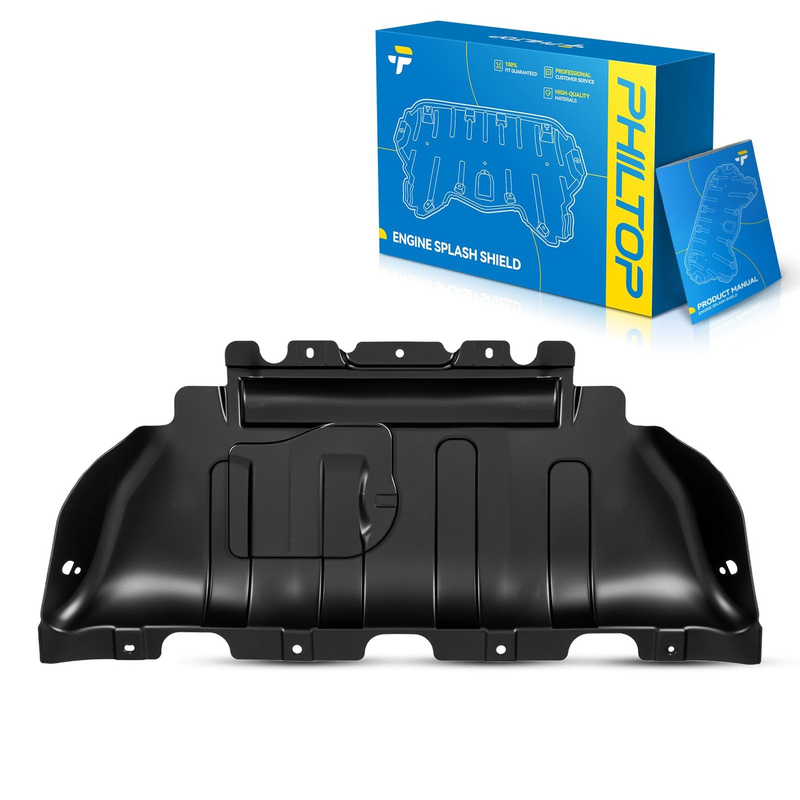 PHILTOP Engine Splash Shield Compatible with 2011-2022 Dodge Durango 3.6L