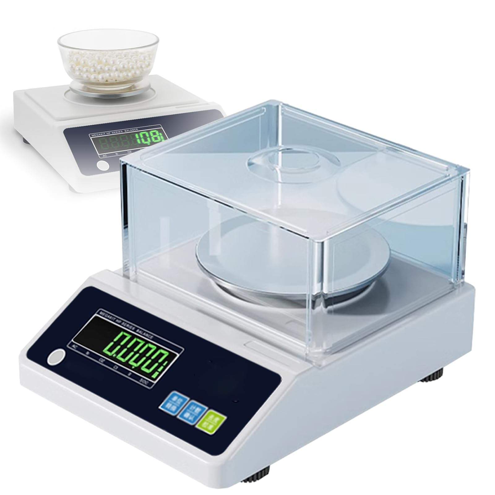 Balanza De Precisión De 0.001 G, Báscula De Laboratorio Analítica Digital, Carga Máxima: 300 G/500 G, Unidades: Gramos/Libras/Onzas/Quilates, Con Función De Conteo, Para Medición De Precisión,300g