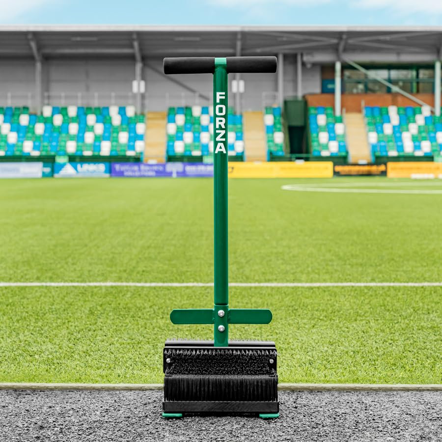 FORZA Kompaktowe narzędzie do skrobania butów, zestaw szczotek, wycieraczek i czyszczenia butów sportowych i outdoorowych, skuteczny środek do usuwania błota i brudu do butów, butów i kaloszy (zielony