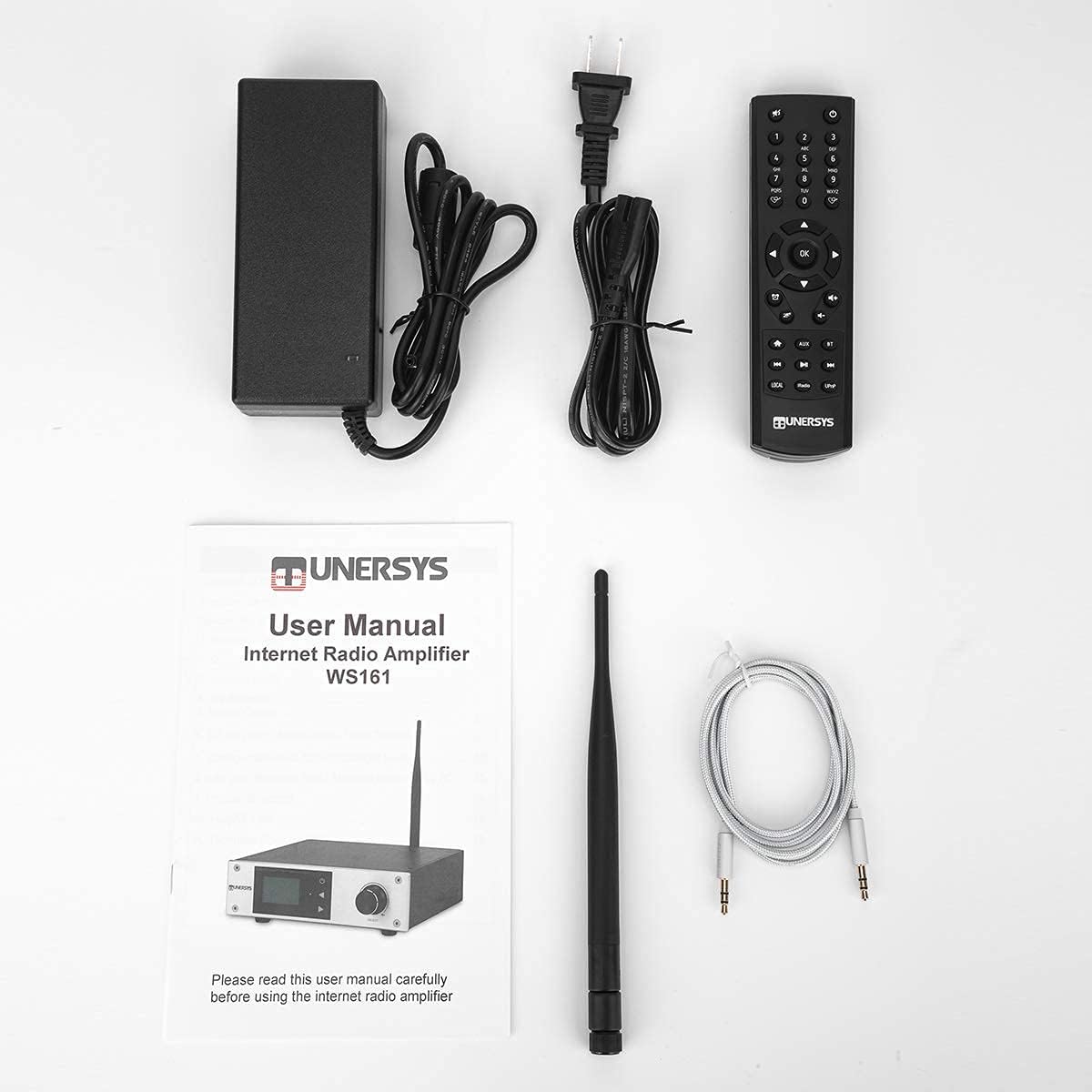 Buy 1 get 1 TUNERSYS WiFi Internet Radio Tuner Stereo Amplifier Network Receiver with Bluetooth 100W - DAC Optical Digital Input to RCA Aux Out Wireless Component Home Audio System Music Alarm Clock Player WS161 Best Cyber Monday 🔥 TUNERSYS WiFi Internet Radio Tuner Stereo Amplifier Network Receiver with Bluetooth 100W - DAC Optical Digital Input to RCA Aux Out Wireless Component Home Audio System Music Alarm Clock Player WS161