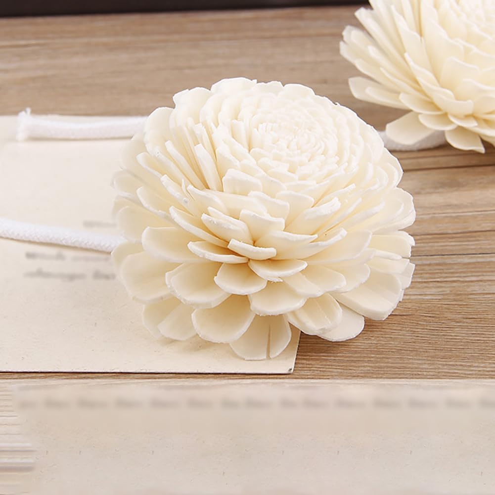 3 Pcs Perfume Diffuser Flower Heads Aromatherapy Replacement Diffuser Fragrance Flower Diffuser Scented Decorative Diffuser Essential Oil Aroma Diffuser Sticks with Rope for Home Decoration
