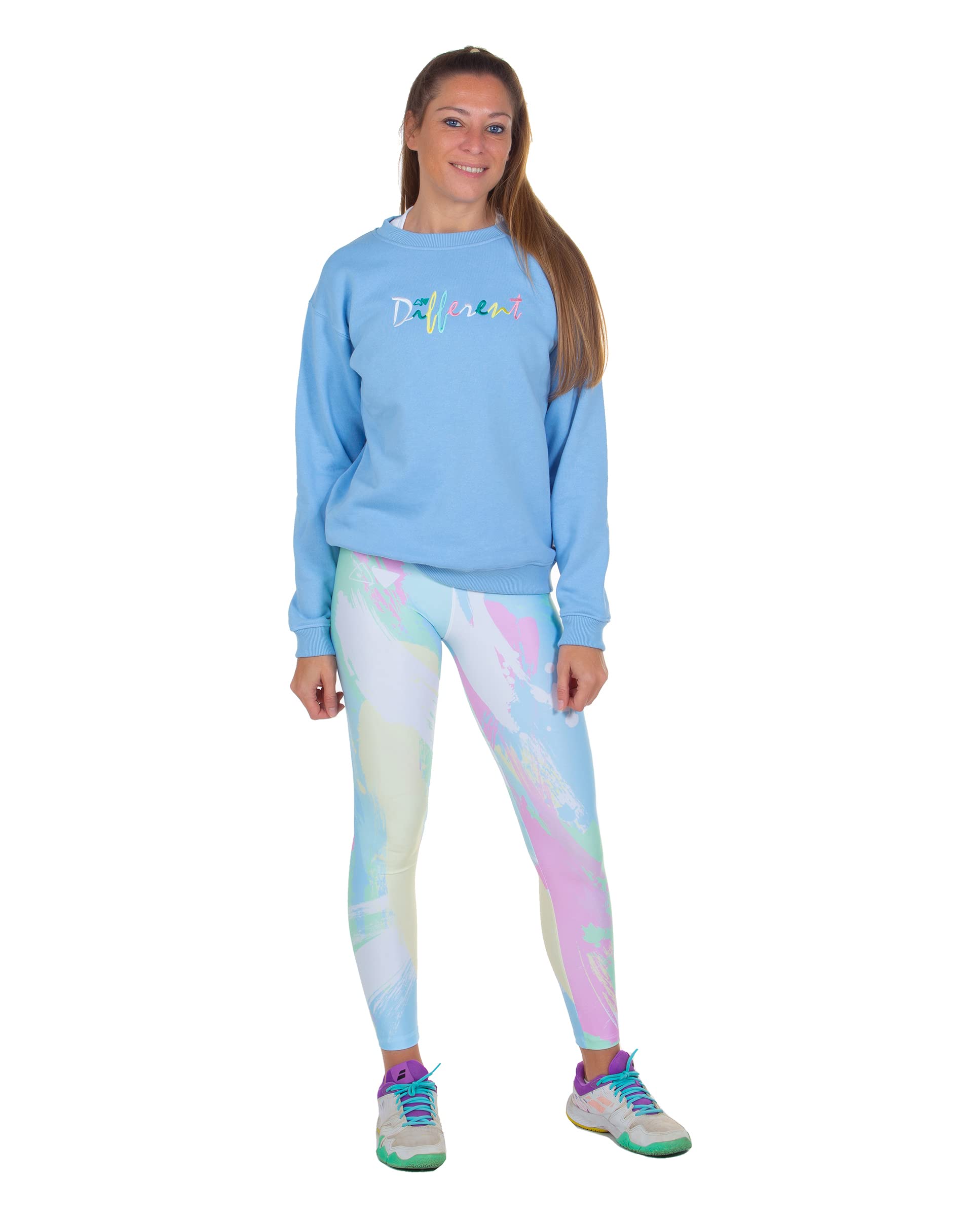 Dylow Leggings Depayser Manchas de Colores Pastel - Pantalones Deportivos Mujer