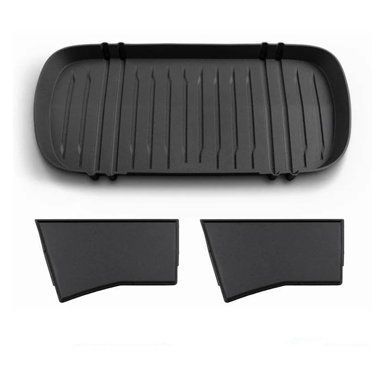 AHRPKAMERD Storage Box For Tesla For Model Y For Juniper 2025 Front Trunk Partition Storage Board TPE Frunk Mat Protector Cushion Car Accessories Center Console Organizer Tray(3)