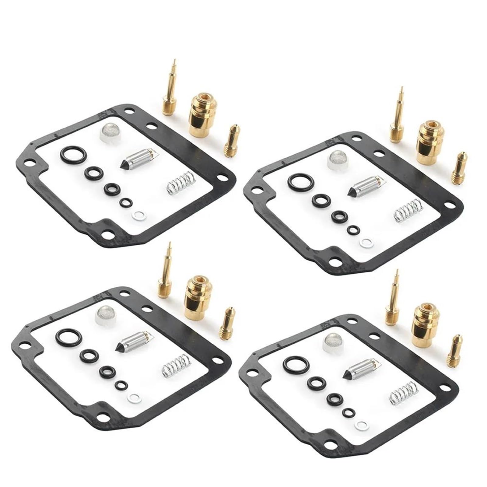 Lot De 4 Kits Réparation Carburateur Moto Pour Yamaha XJ550 XJ 550 R 1981 1982 1983 Pièces Rechange