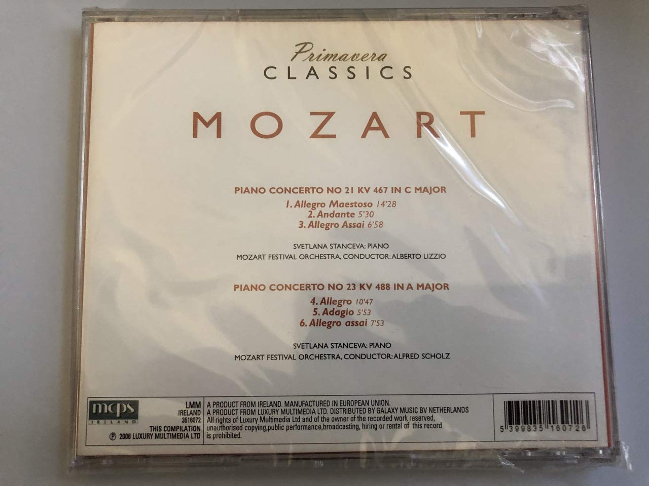 Mozart-Pianoconcertos 21 & 23