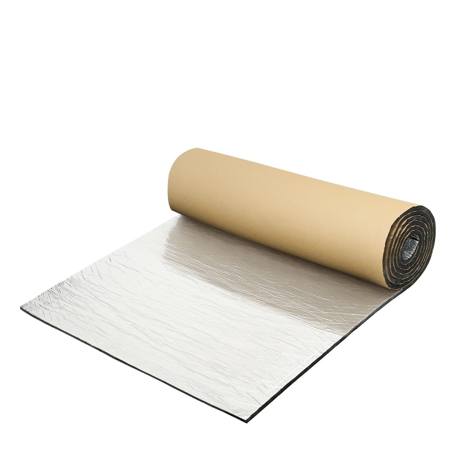 Selbstklebender Aluminiumschaum 203 cm x 100 Auto Firewall Wärme Schalldämpfer Isolierung Matte Beschichtung Baumwolle Selbstklebende Lärm 5mm