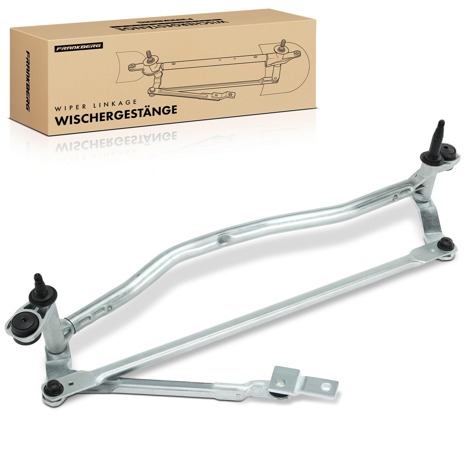 Frankberg Wischergestänge Scheibenwischergestänge Vorne Kompatibel mit A3 Sportback 8PA A3 8P1 A3 Cabriolet 8P7 Replace# 8P1955023L