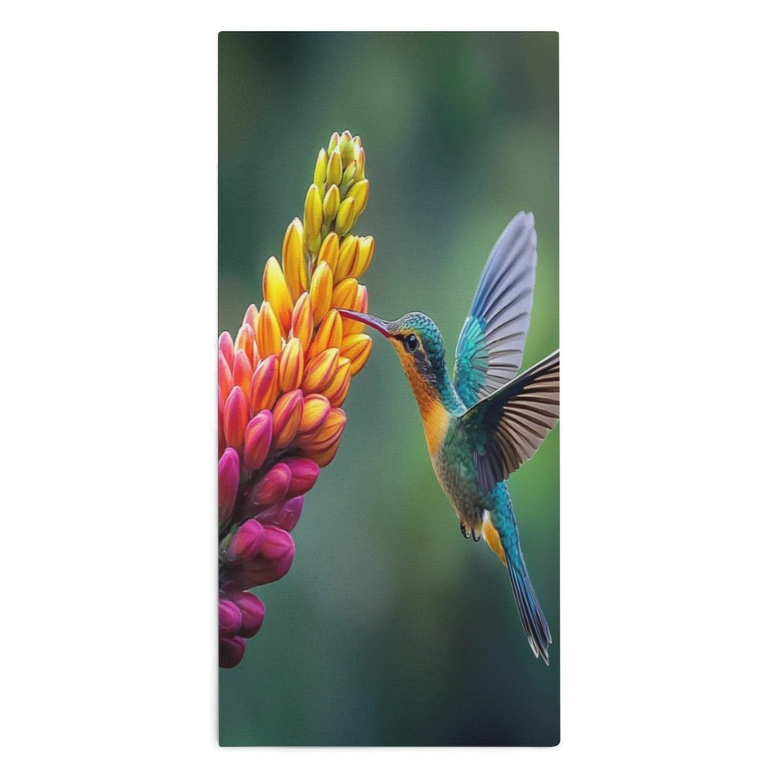 TXFBTRFSA Beautiful Hummingbird Hand Towels for Adult Face Towel Bath Beach Swim Accessories