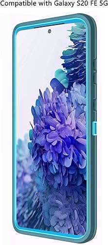 Miniatura 9 de Annymall Funda para Galaxy S20 FE 5G con protector de pantalla, funda resistente para Samsung S20 FE resistente híbrida a prueba de golpes funda