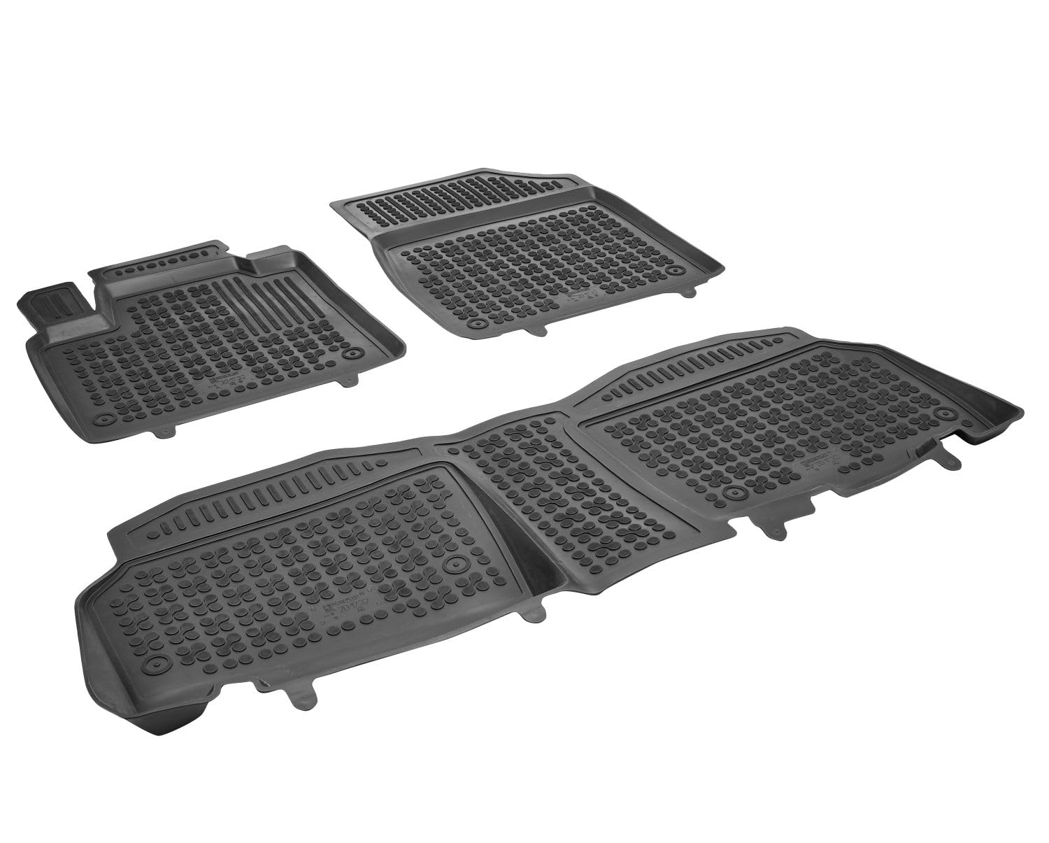AZUGA 3D Gummi Fußmatten für Mercedes Citan Tourer/T-Klasse ab 5/2022