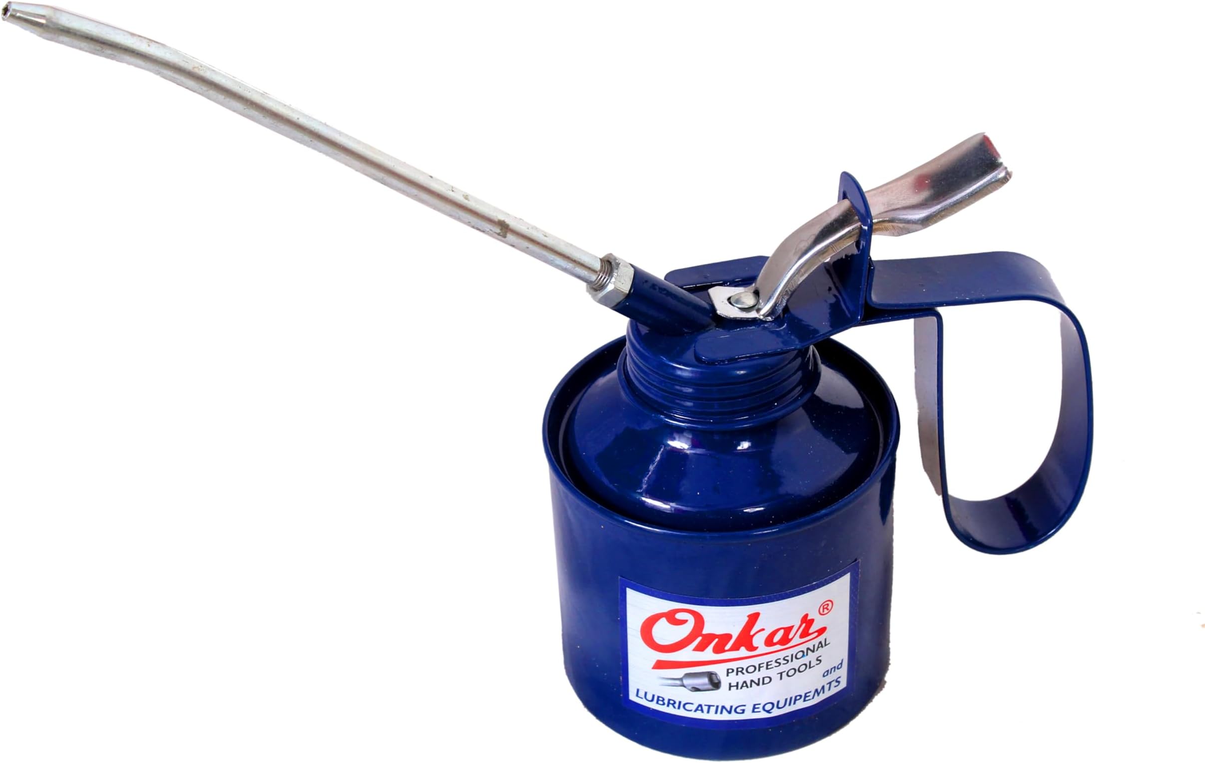 Onkar Oil Can for Vehicles, Multipurpose Metal Oil Can, Oil Can Pump Oiler with Fixed Spout, for All Lubrication Need of Car, Bikes, Machines and Industrial Use
