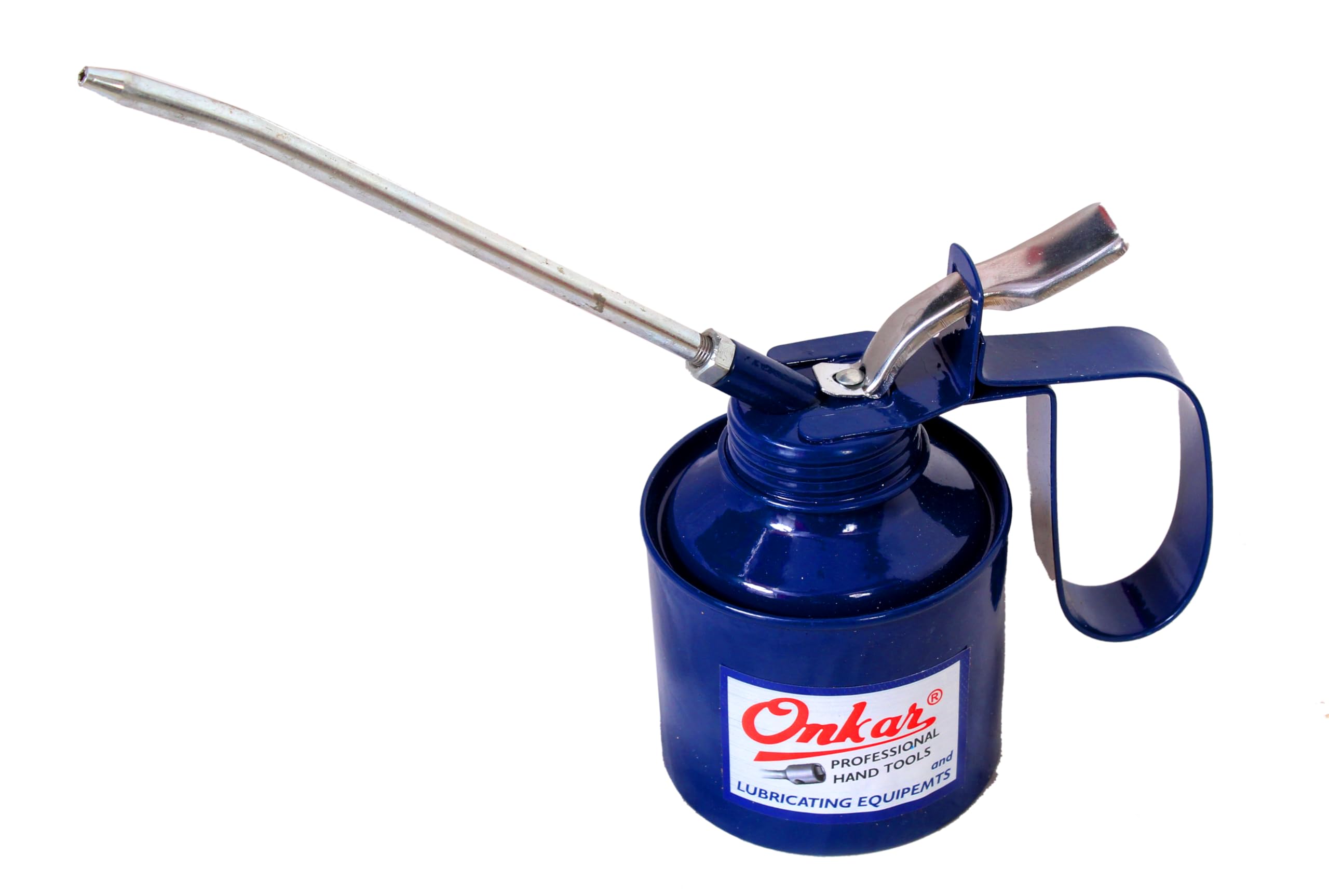 Onkar Oil Can for Vehicles, Multipurpose Metal Oil Can, Oil Can Pump Oiler with Fixed Spout, for All Lubrication Need of Car, Bikes, Machines and Industrial Use