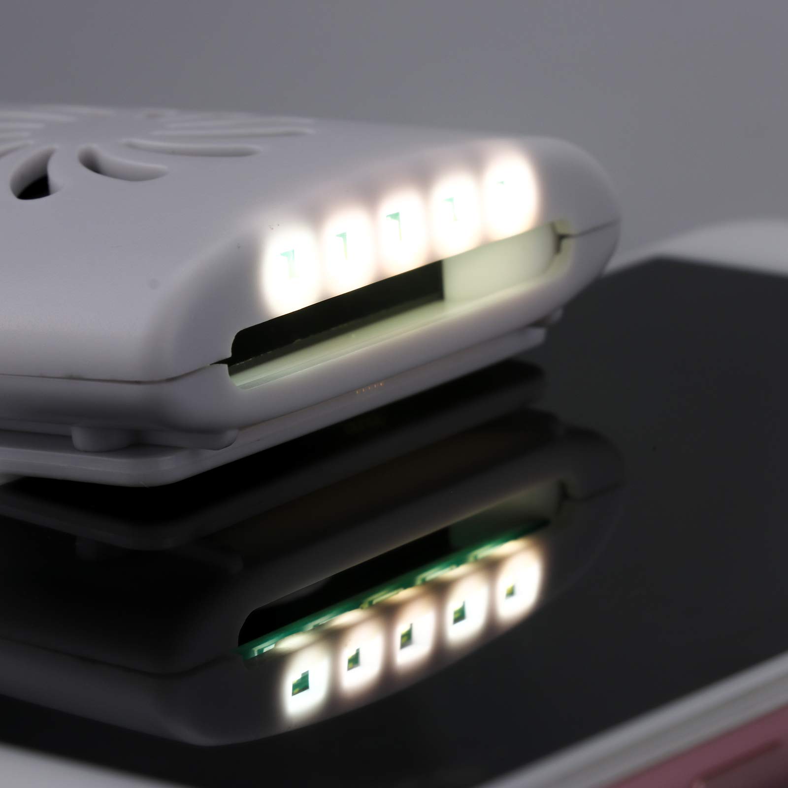 OUBO US Stock Espejo oclusal de ortodoncia LED sin niebla, espejo de observación de acero inoxidable