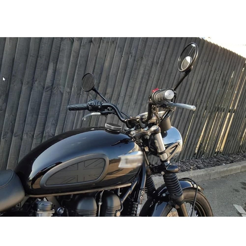 Scudo per serbatoio Impugnatura Laterale Per Ginocchio Per Gas Antiscivolo Per Serbatoio Moto | Adesivo protettivo universale per cuscinetti di trazione retrò