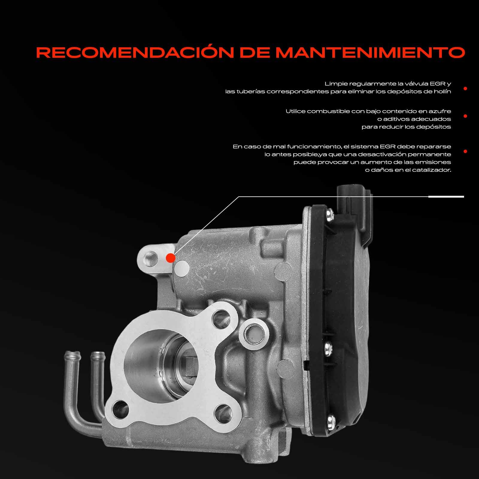 Frankberg Válvula EGR de 5 Polos 25800-0R010 | Compatible con: Verso R2, A.u.r.i.s E18, R.A.V 4 IV A4, Finca A.v.e.n.s.i.s T27, Urbanización A.u.r.i.s E18
