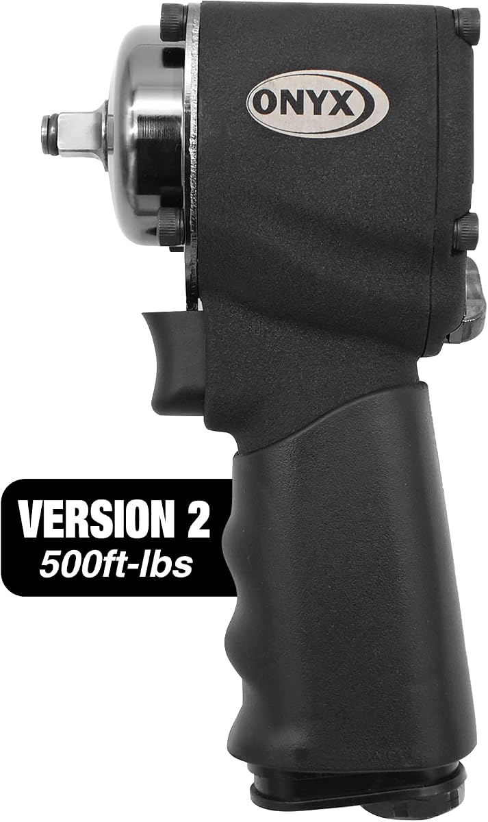 Herramienta neumática Astro 1828 Onyx Llave de impacto nano de 3/8" v2-500 pies/lb