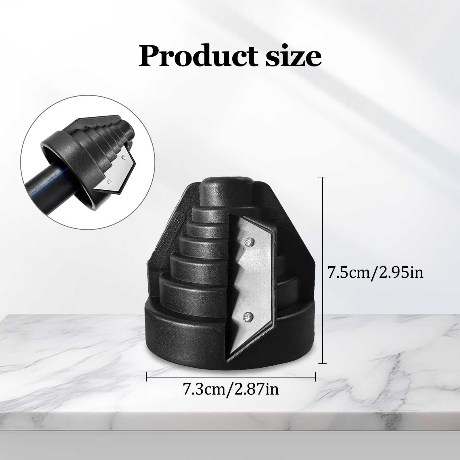 Narzędzie do gratowania rur, plastikowe narzędzia do fazowania, narzędzie do usuwania zadziorów do rur PVC, narzędzie do fazowania rur 20, 25, 32, 40, 50 i 63 mm