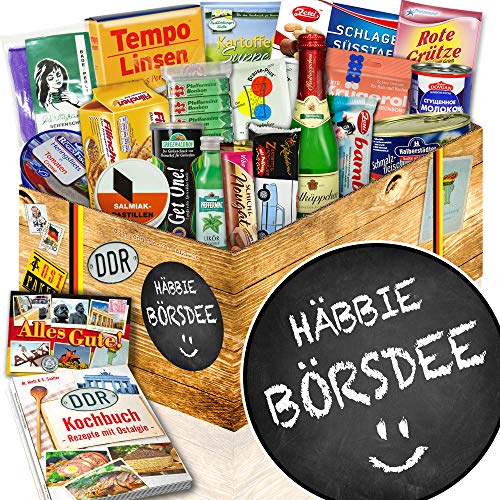Häbbie Börsdee/Geschenke zum Geburtstag/DDR Spezialitätenbox