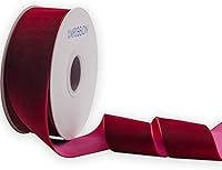 Vista 24 de Cinta de terciopelo negro de un solo lado, carrete de 1 pulgada por 10 yardas