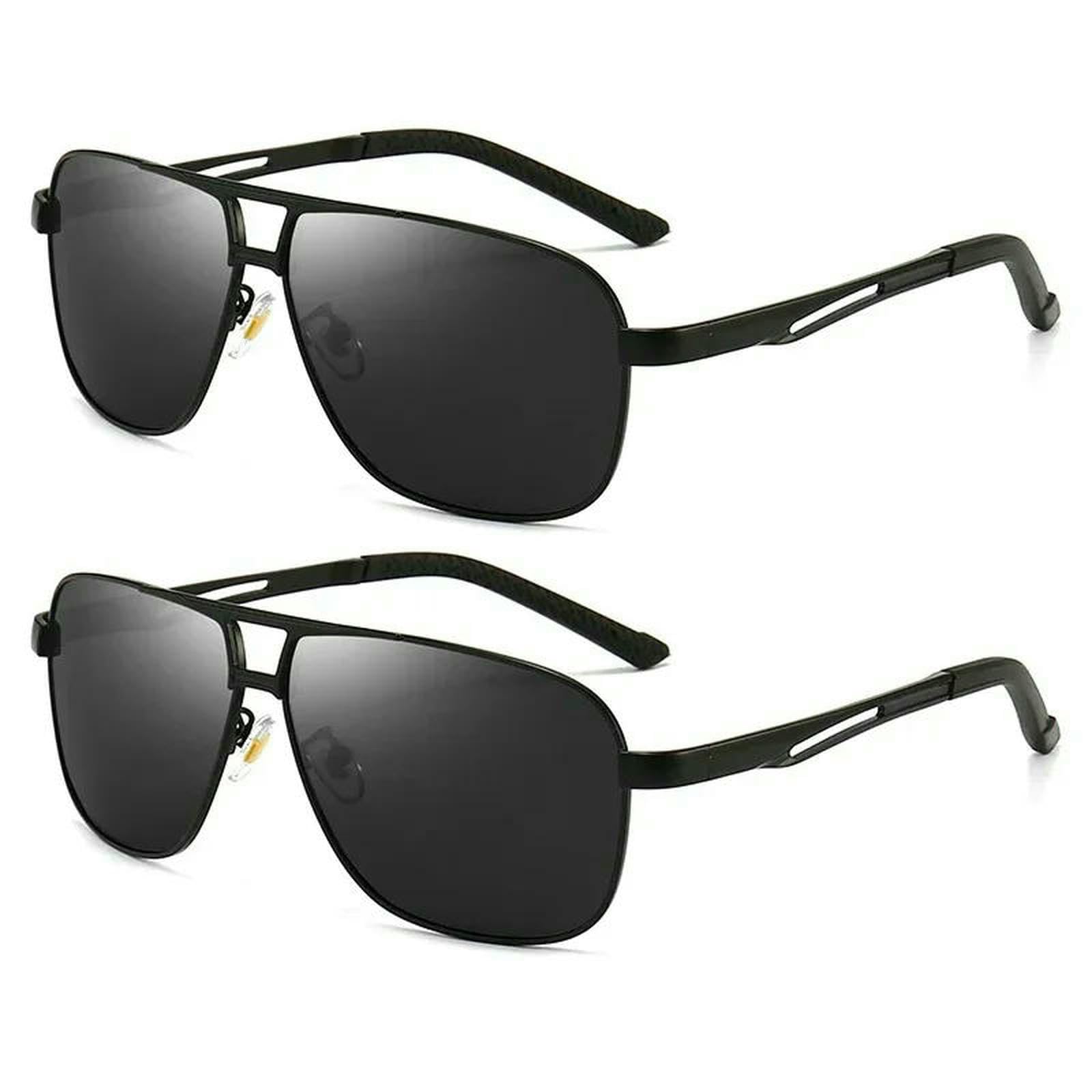 Lunettes de soleil polarisées photochromiques carrées pour homme