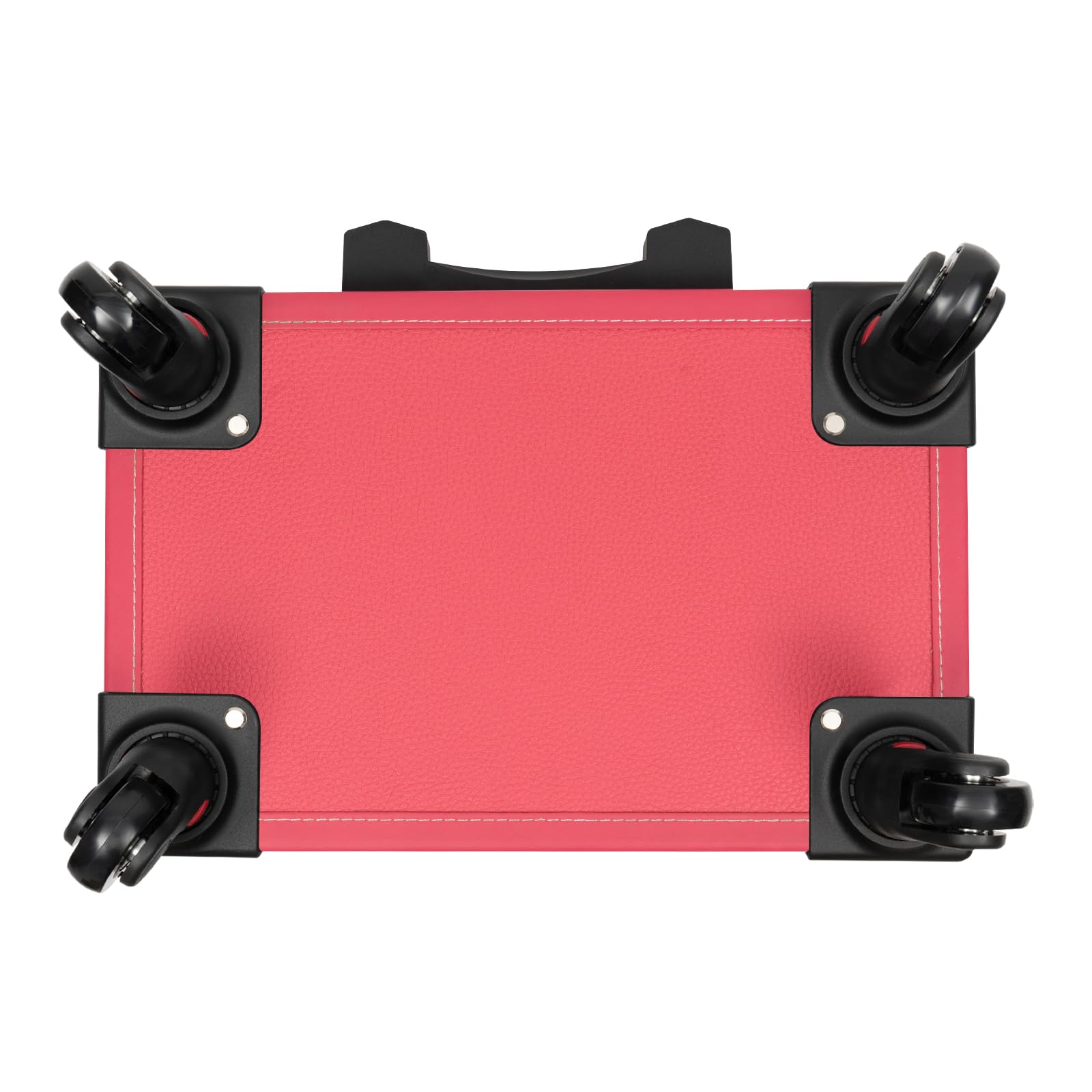 Kosmetikkoffer Trolley, Kosmetikkoffer Schminkkoffer mit 4 Rollen, Abschließbar Friseurkoffer Rollkoffer, bis zu 50kg, Friseurwerkzeug-Organizer für Haarschneiden, Make-up, Friseure (Rose)