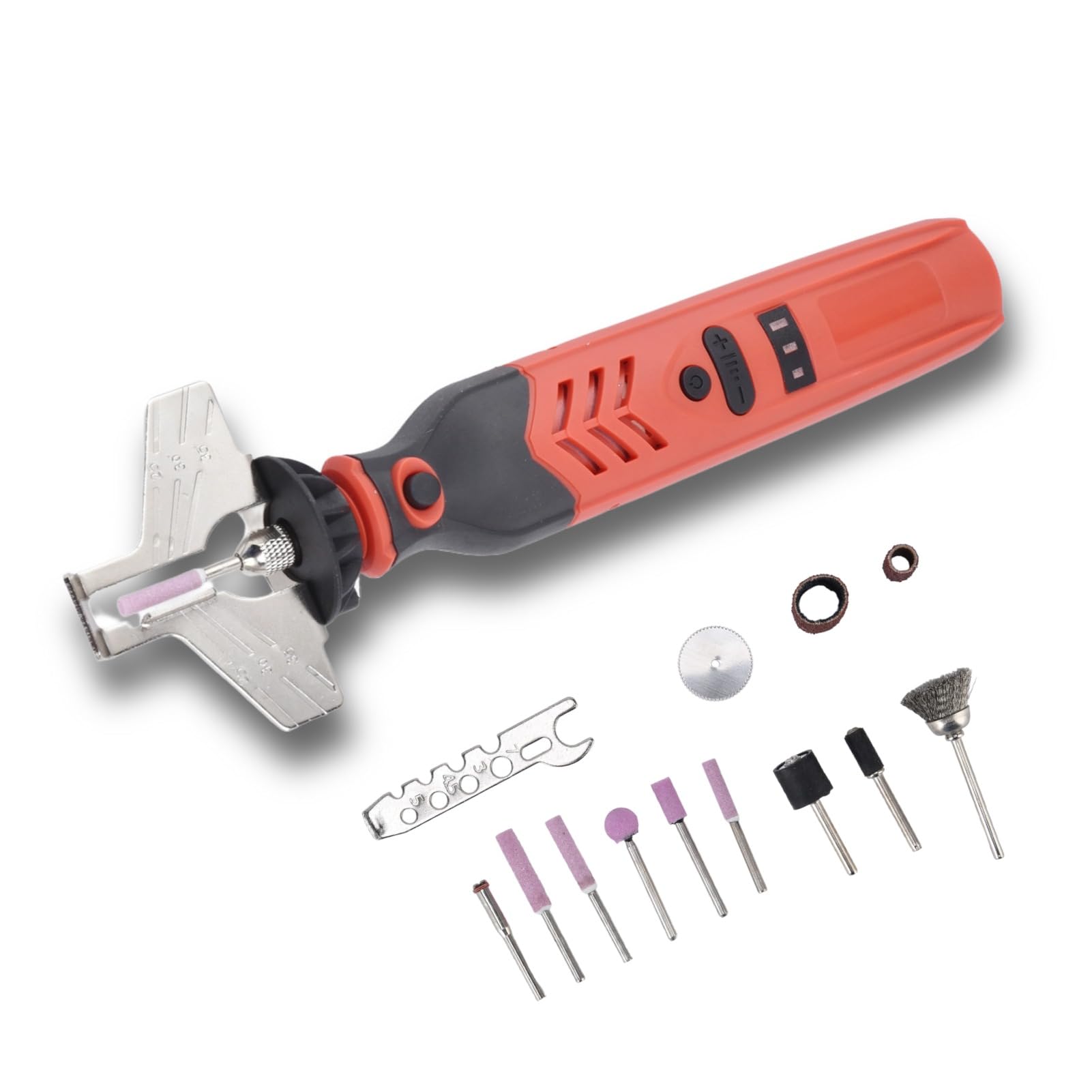 Kit per Affilare Seghe Elettriche a Batteria DC3.6V, Fornito con Strumento per Affilare Seghe a Catena, Kit per Affilare Seghe a Catena Portatile