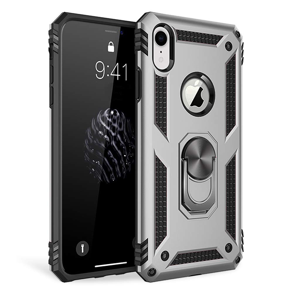 NALIA Ring Cover Resistente compatibile con iPhone 13 Mini