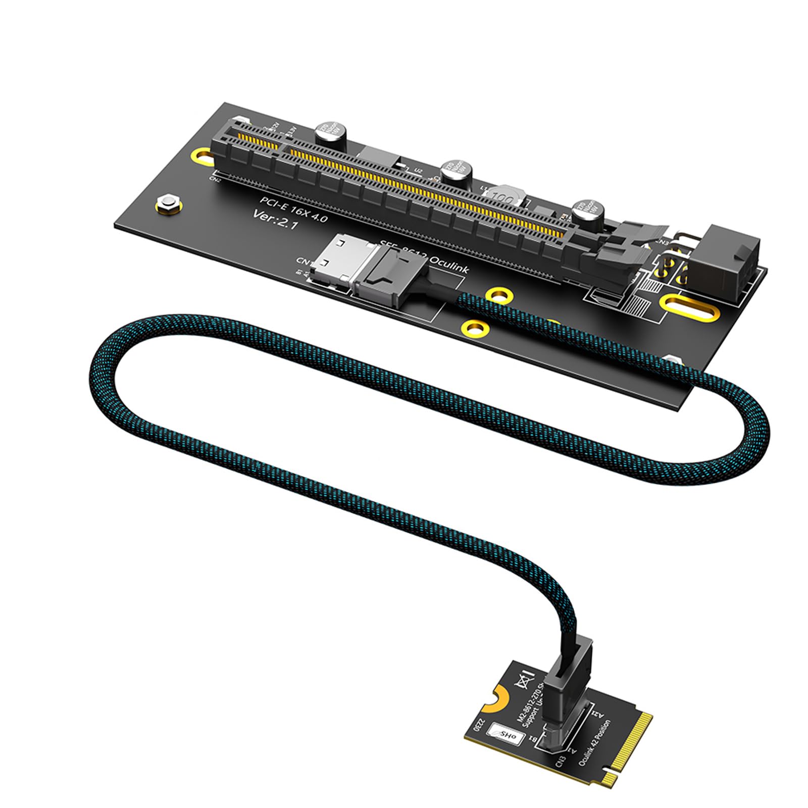 PCB Gen4 X16 Erweiterungssteckplatz Adapterkarte, B