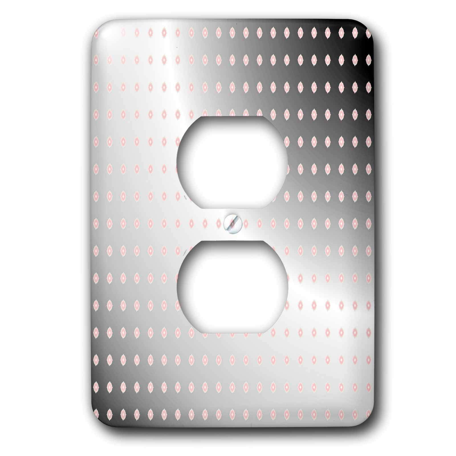 Cache 2 prises en métal brillant idéal pour rénover le salon et la cuisine