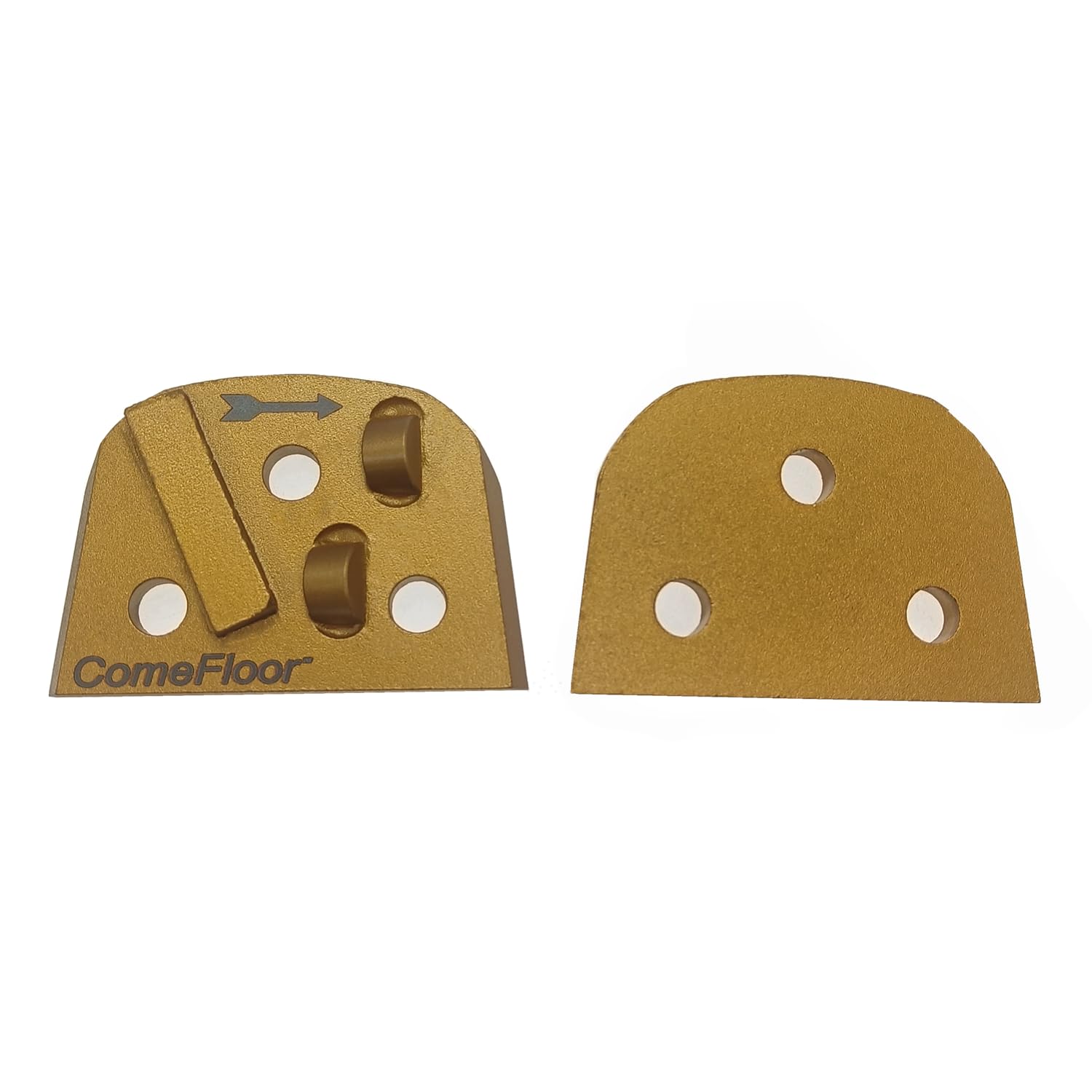 Disco de molienda de diamante para eliminación de revestimiento epoxi grueso de hormigón, PCD semicircular, cortador de carburo para amoladoras Lavina y Edco Magnatrap, juego de 3, en sentido