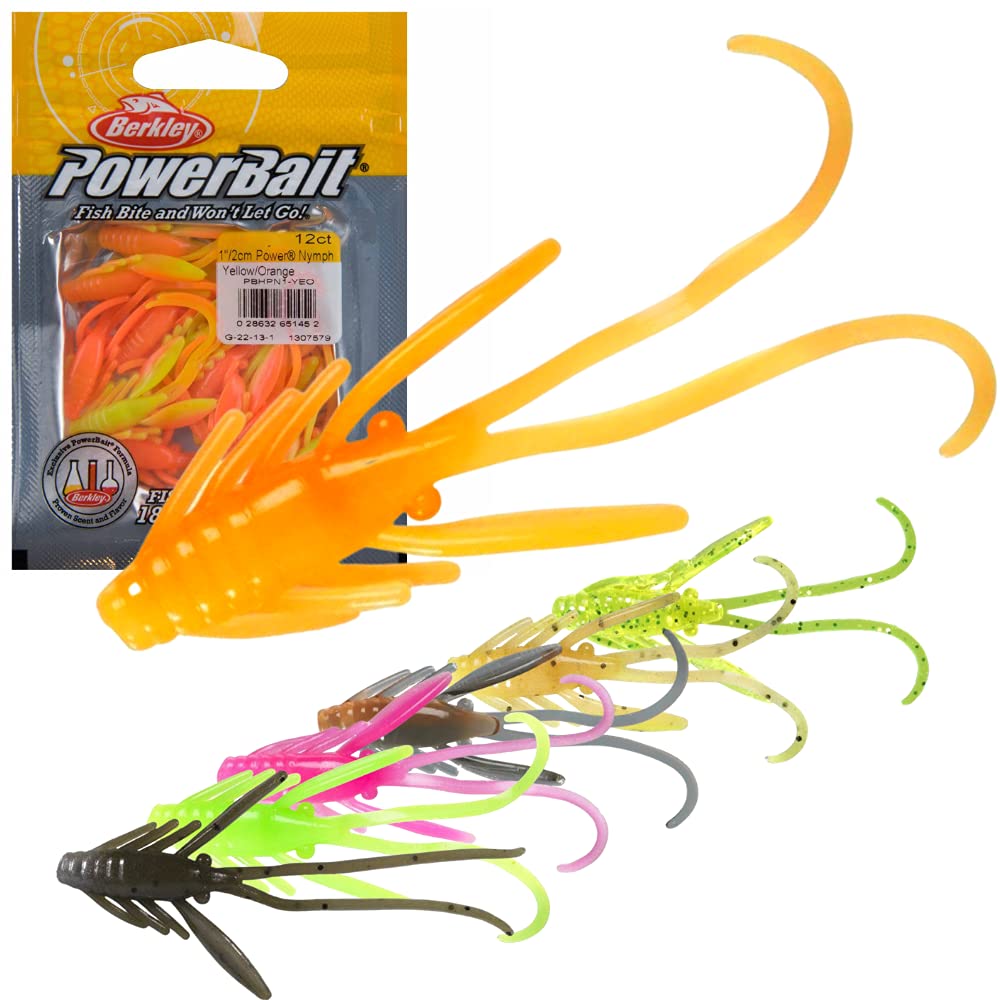 Berkley PowerBait Power Nymphe, Pink Shad, 2,5 cm, 12 Stück