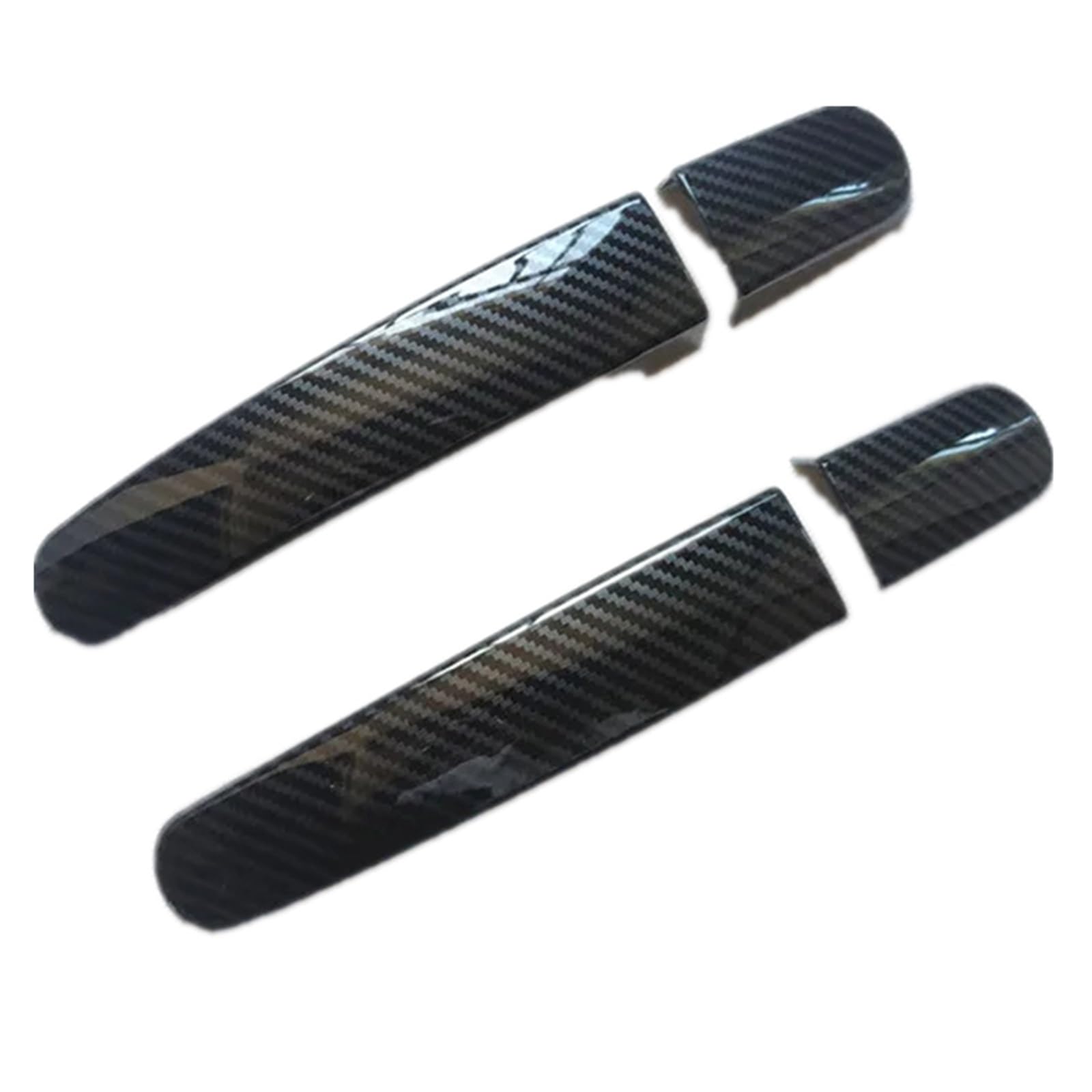 RDWSPLI Exterior Handle Shell Compatible with for Tourneo for Custom 2014-2020 Door Handle Cover Trim ABS Imitation Carbon Fiber Accessories