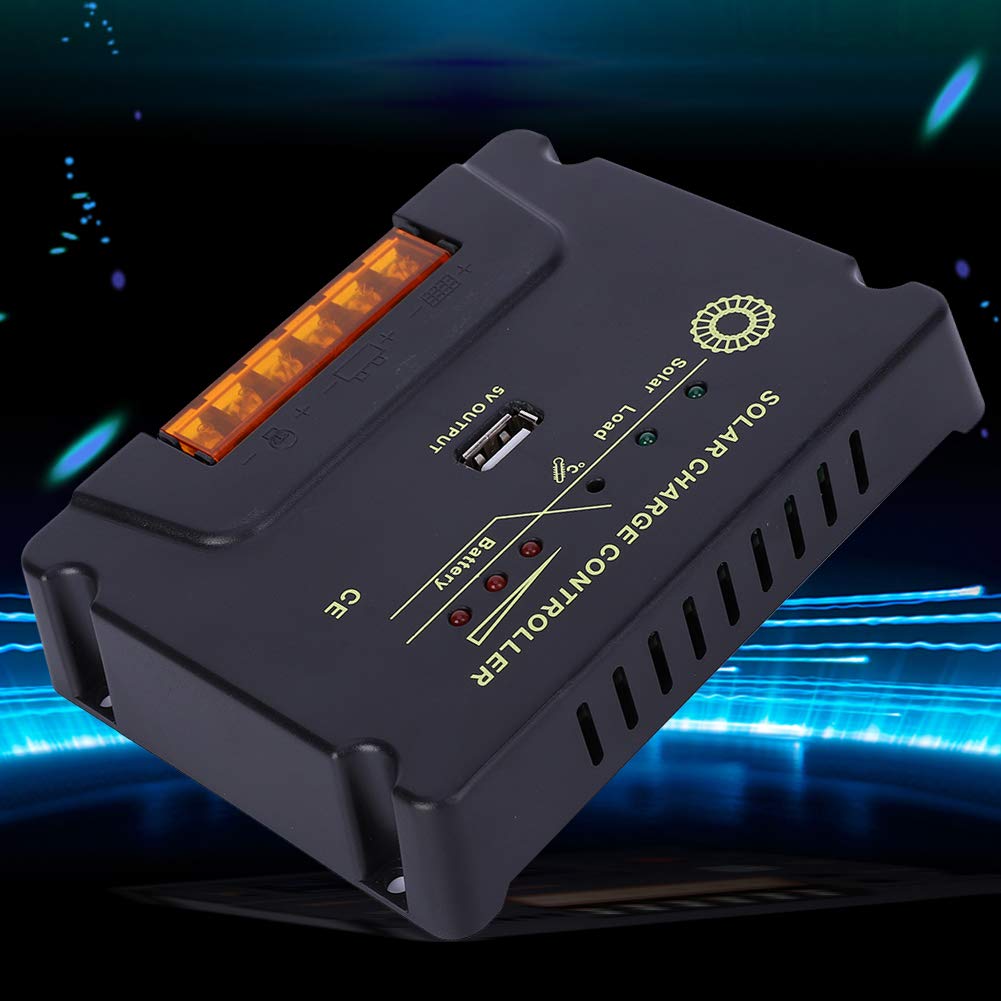 Marhynchus Controlador de Carga MPPT 12V 24V 20A Tablero de Control de