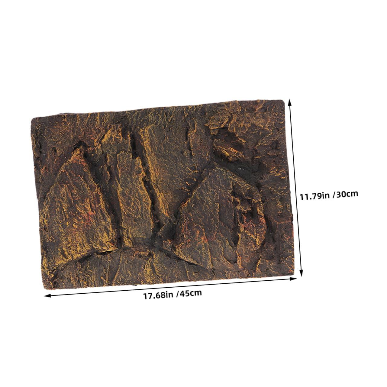 Mikikit Reptile Box Backdrop Terrarium Reptile Backdrop Parakeet for Cage Tank Background Aquarium Black Background Black Background for Aquarium Cork Background Coffee