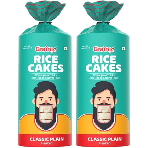 GRAINIC Rice Cakes Classic Plain 135g 135 g