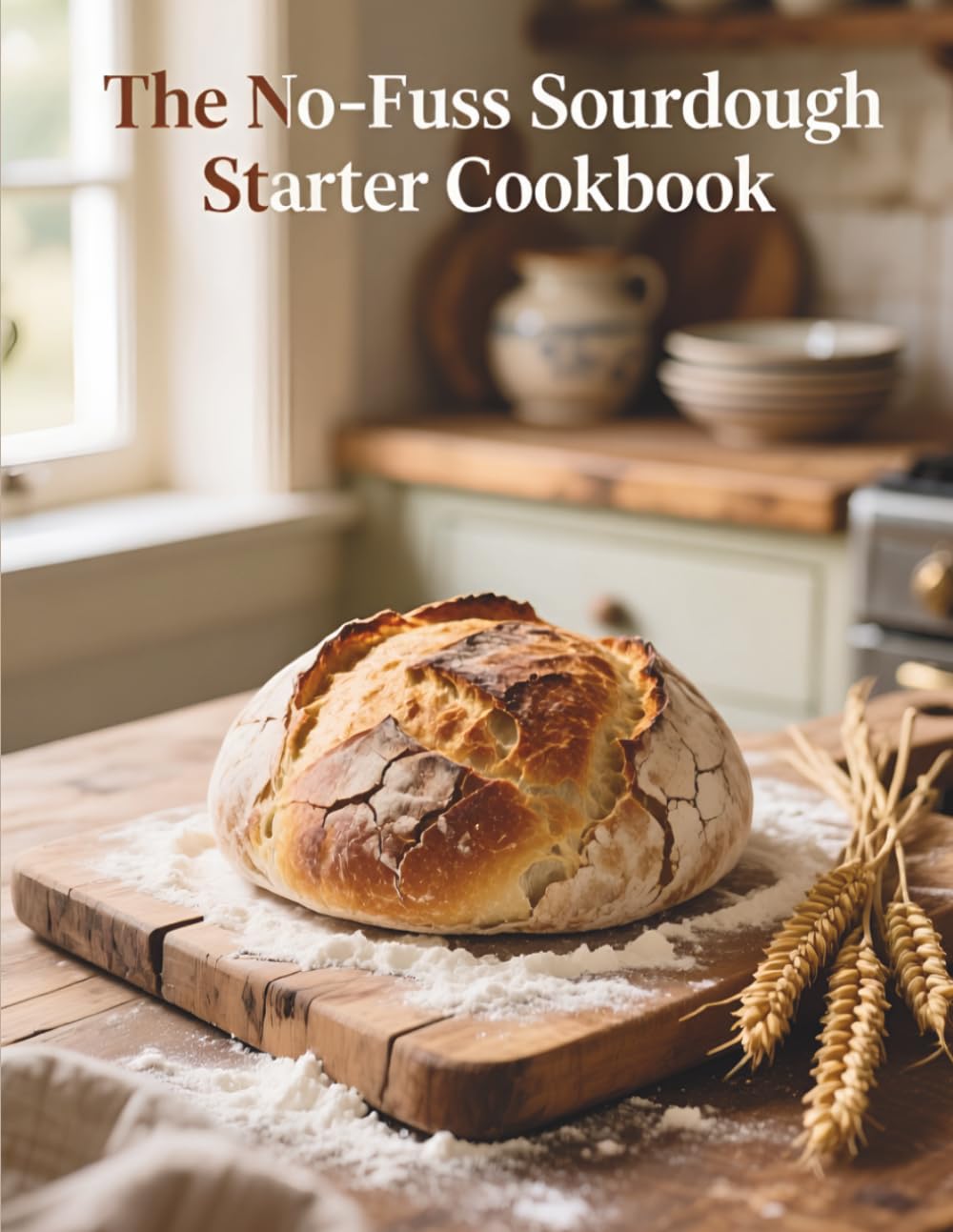 The No-Fuss Sourdough Starter Cookbook: The Beginner's Guide to Step-by-Step Weekly Baking Routine