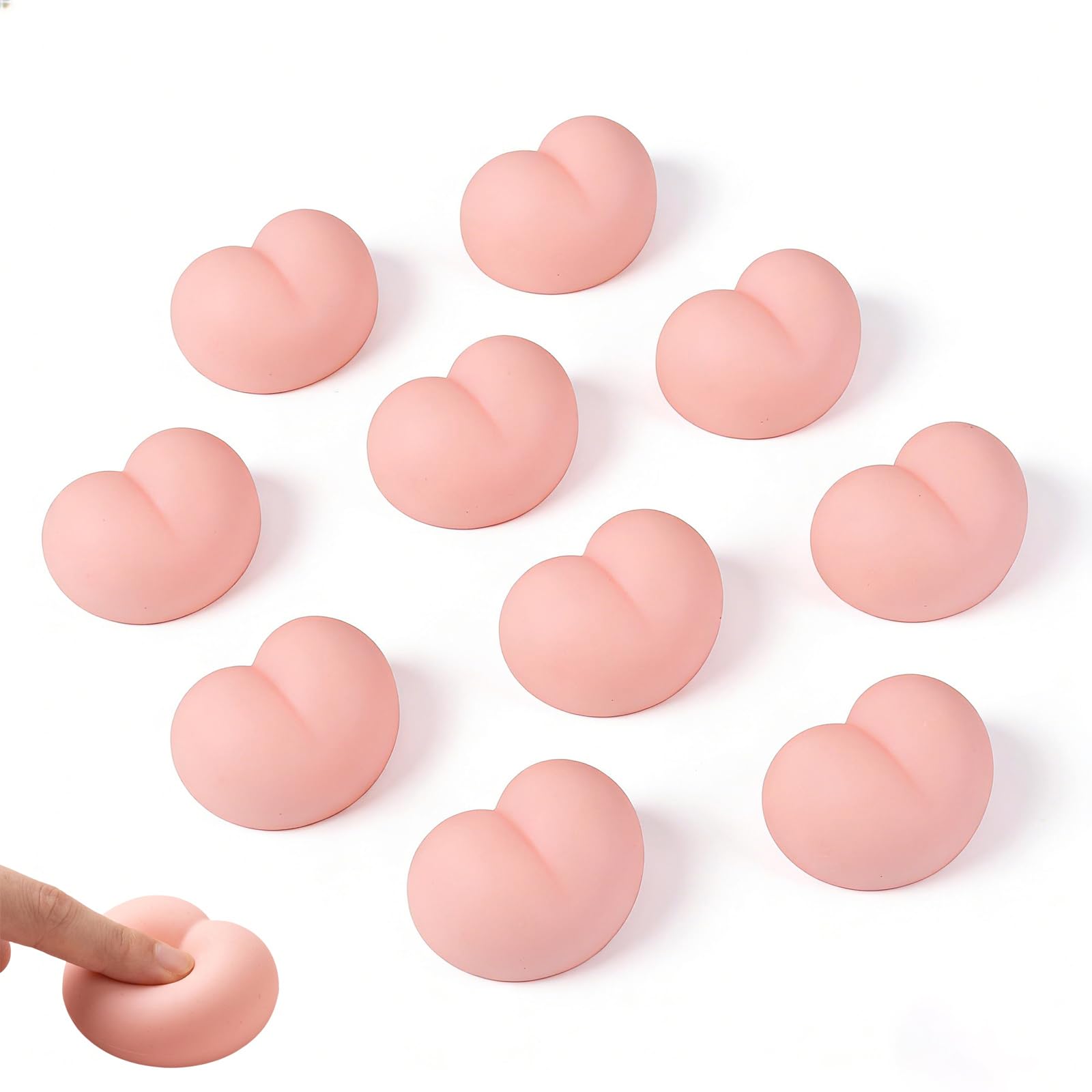 Amazon | 肉球シール 大きいサイズ 3.5x2.5x1.5cm ぷにぷに ハート型