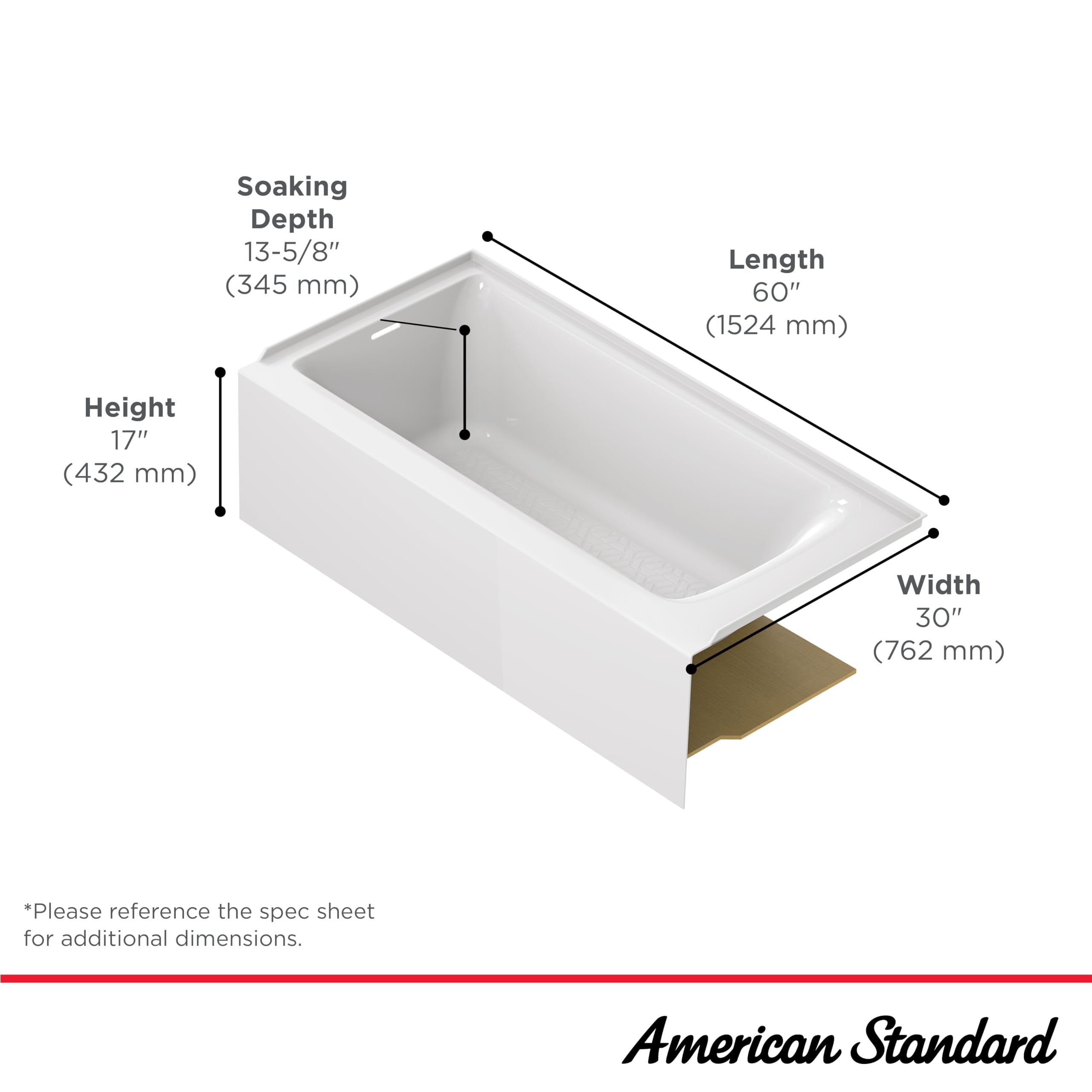 Standard Bathtub Dimensions In Meters