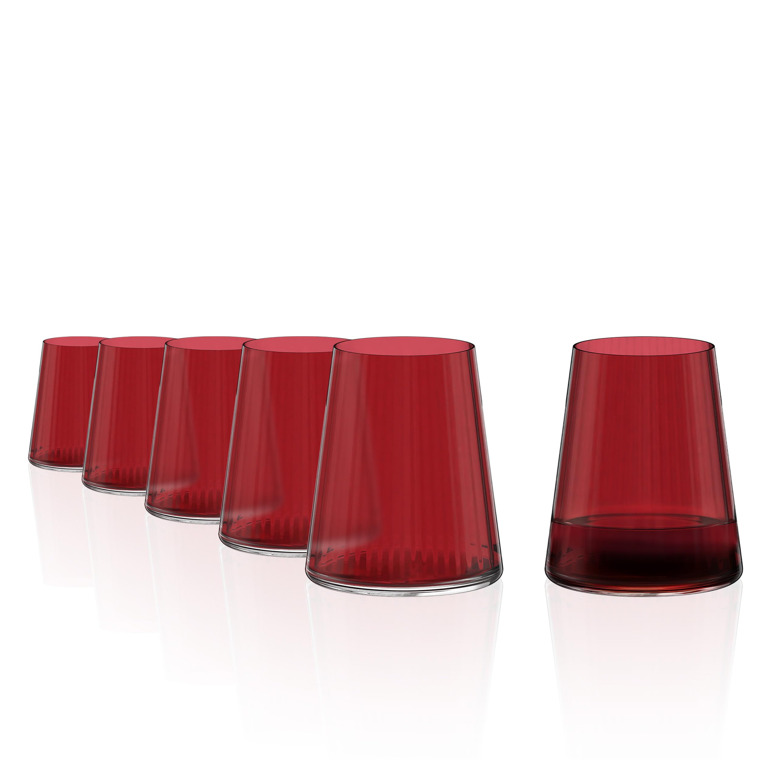 Stölzle Lausitz Bicchieri Vino Bianco Symphony Bordeaux Set 6×400 ml – Versatili per Vino Bianco, Acqua, Succo & Cocktail – Eleganti in Cristallo – Lavabili in Lavastoviglie & Antiurto